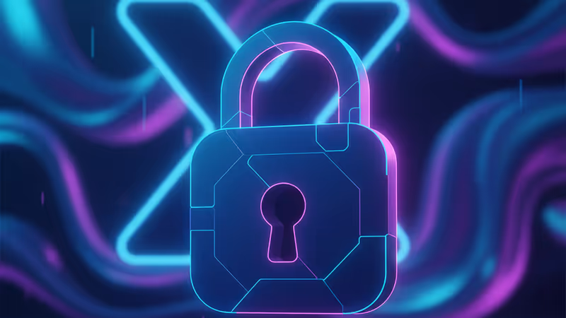 被鎖定的 AI 圖像生成功能與 X 標誌合成圖