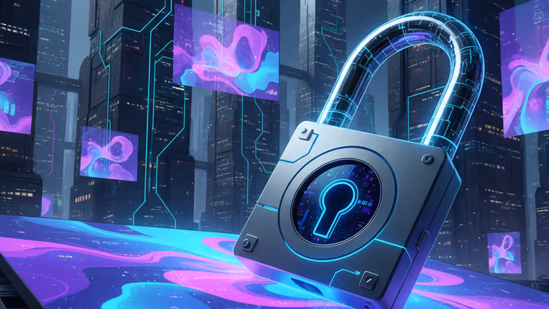 X의 생성 AI 이미지 편집 기능 유료화와 보안을 상징하는 자물쇠 그래픽