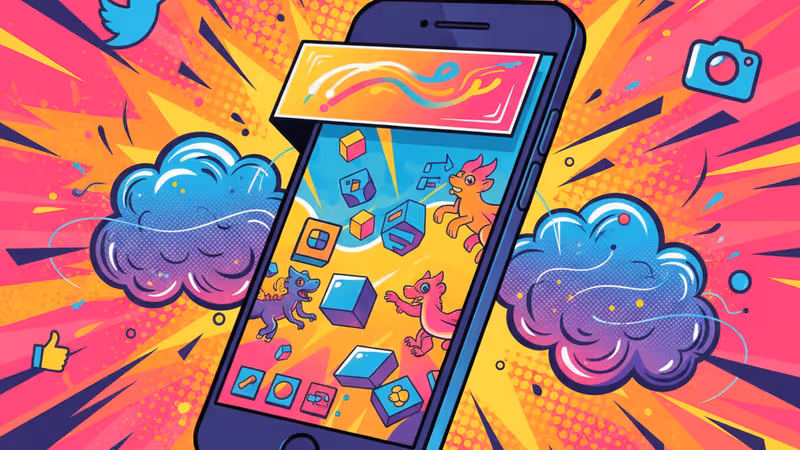 Smartphone playing an Xbox game with an ad-supported UI overlay