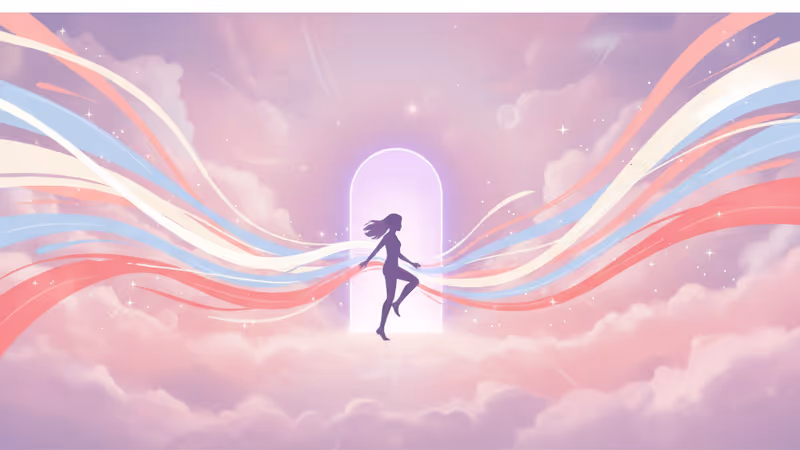 自分らしさを象徴する光り輝く色のスペクトル