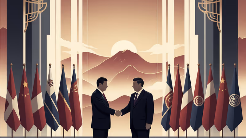 President Xi Jinping and PM Mark Carney shaking hands in Beijing