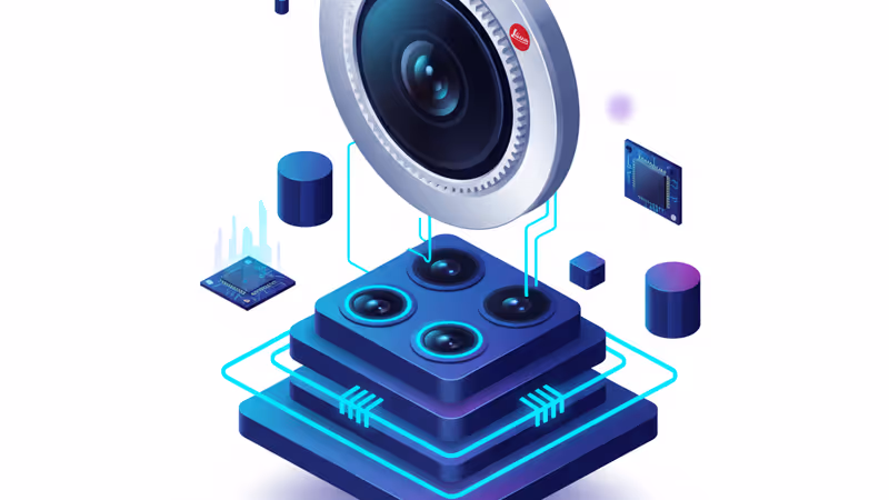 Detail view of the Xiaomi 17 Ultra manual zoom ring and Leica branding