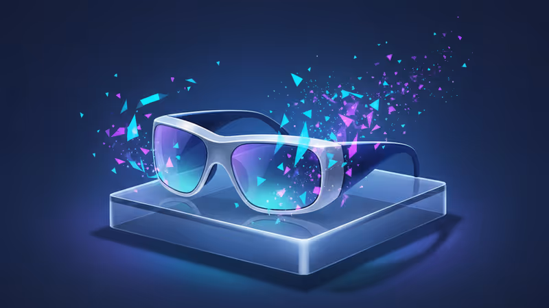 CES 2026 上展示的最新 Xreal 1S AR 眼鏡產品照