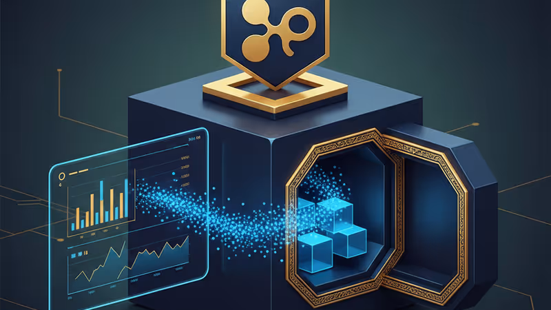 XRP 價格走勢圖與交易所庫存下降的數據視覺化