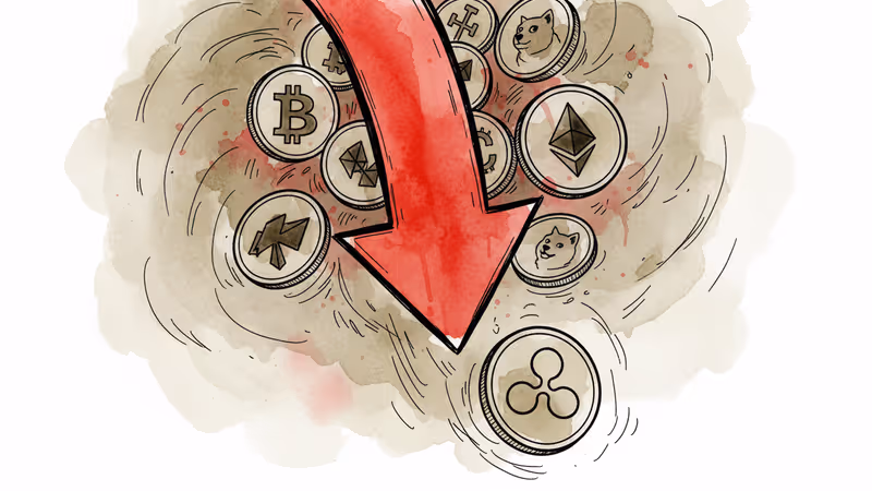 XRP Plunges 12% as Crypto Market Faces Broad Selloff
