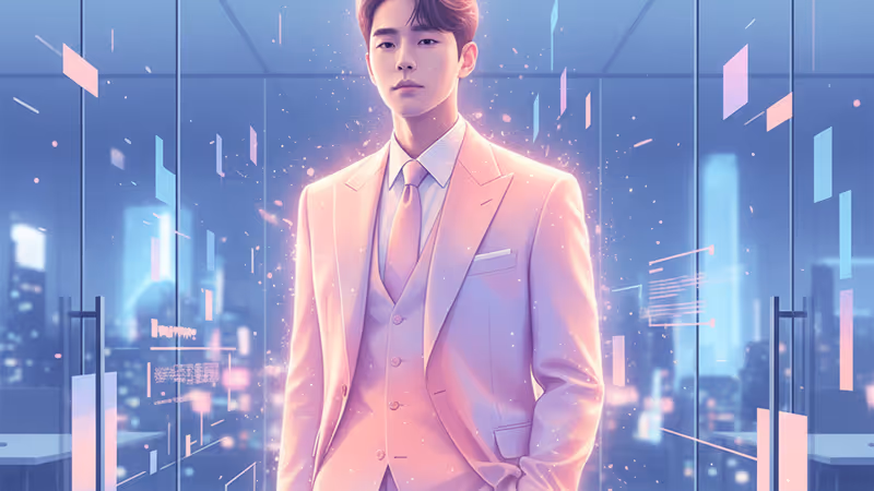 在新劇《Honour》中飾演IT企業執行長的延宇振劇照