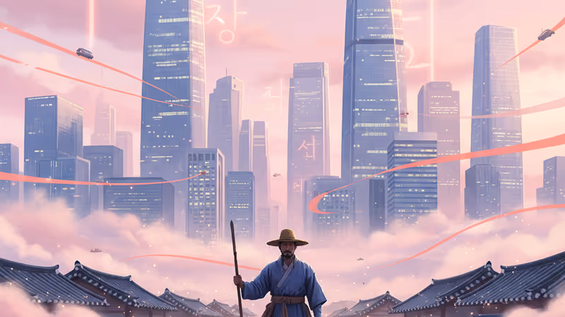 映画『王の守護者』で村長を演じるユ・ヘジンのスチールカット