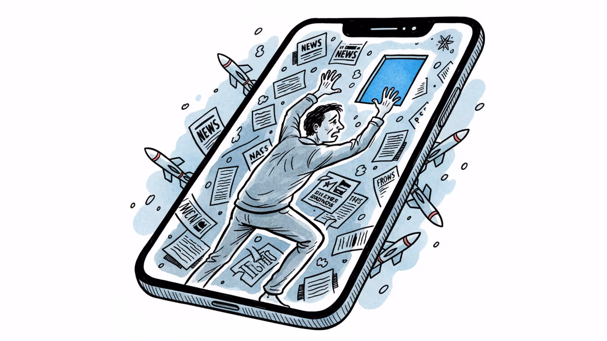 스크롤 한 번에 하루가 사라진다