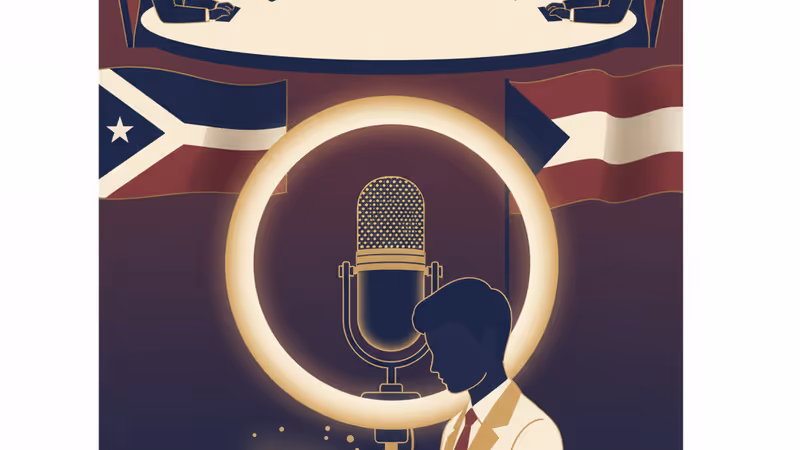 ホワイトハウスの前に立つ若き独立ジャーナリストの姿