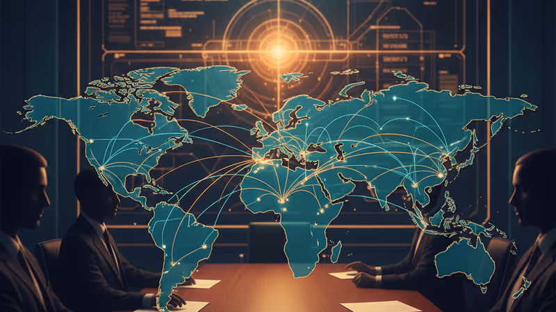 YZi와 CEA의 경영권 갈등을 상징하는 이사회 회의실 모습