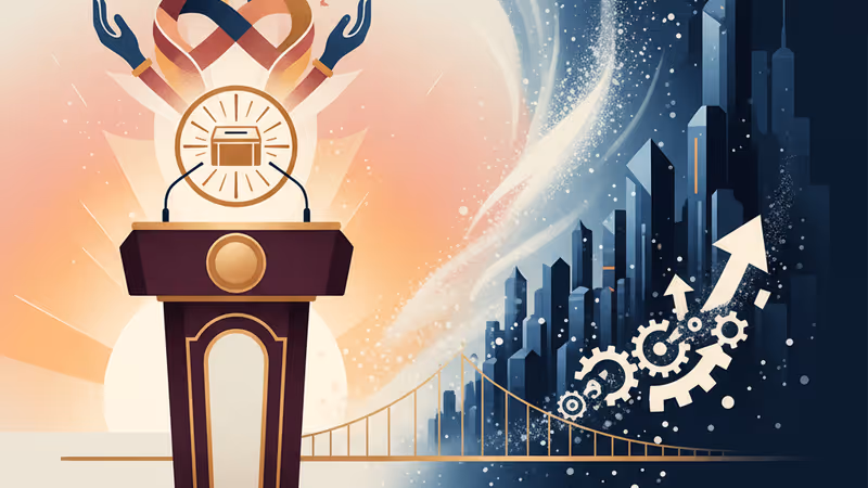 Zelenskyy speaking at Davos and a blizzard-covered US city.