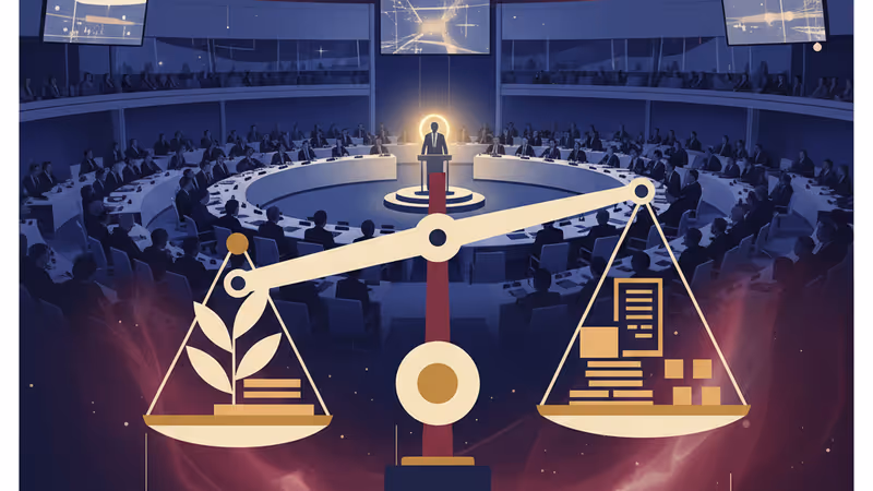 President Zelenskyy delivering his 2026 speech at Davos