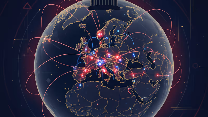 Silhouette of a drone over the Kremlin at night