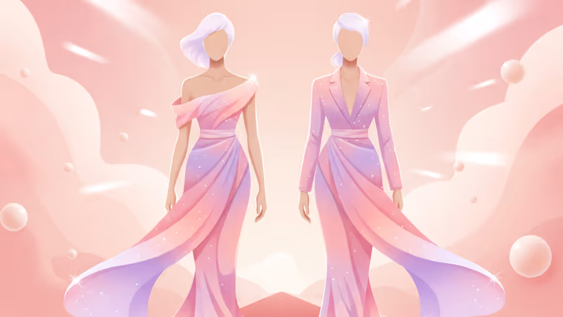 Zhou Qi and Xiang Hanzhi on the red carpet of a major awards show