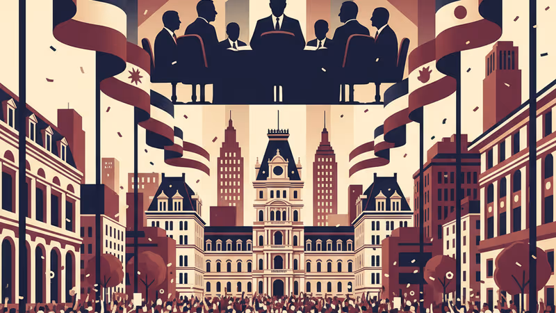 ニューヨーク市庁舎前で就任を祝う群衆とゾラン・マムダニ市長